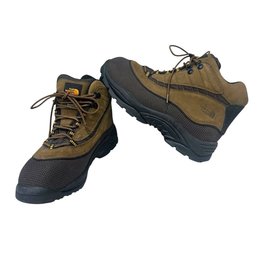 Vintage The North Face Hiking Boots Mens 9.5 Brown Suede A5ystec 14600 Y2K